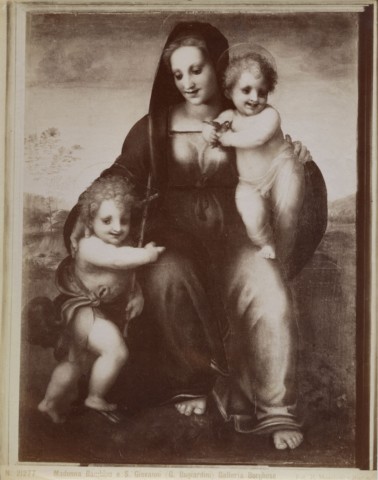 Moscioni, Romualdo — Madonna Bambino e S. Giovanni (G. Bugiardini) Galleria Borghese — insieme